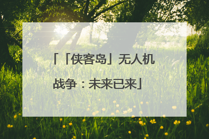 「侠客岛」无人机战争：未来已来