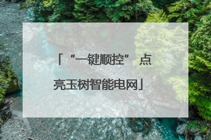 “一键顺控” 点亮玉树智能电网