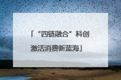 “四链融合”科创激活消费新蓝海