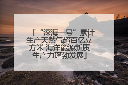 “深海一号”累计生产天然气超百亿立方米 海洋能源新质生产力蓬勃发展