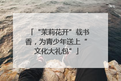 “茉莉花开”载书香，为青少年送上“文化大礼包”