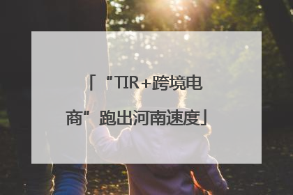 “TIR+跨境电商”跑出河南速度