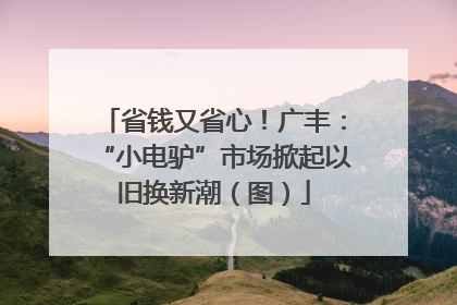 省钱又省心！广丰：“小电驴”市场掀起以旧换新潮（图）