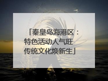 秦皇岛海港区：特色活动人气旺 传统文化焕新生