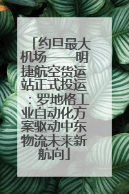 约旦最大机场——明捷航空货运站正式投运：罗地格工业自动化方案驱动中东物流未来新航向