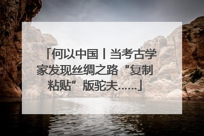 何以中国丨当考古学家发现丝绸之路“复制粘贴”版驼夫……