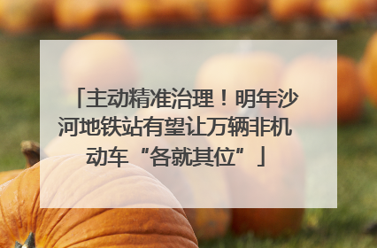 主动精准治理！明年沙河地铁站有望让万辆非机动车“各就其位”