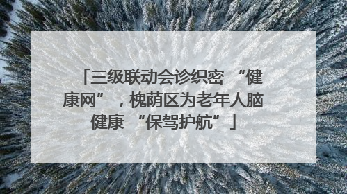 三级联动会诊织密 “健康网”，槐荫区为老年人脑健康 “保驾护航”