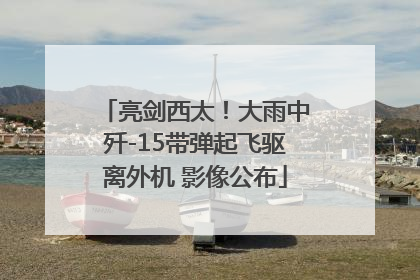 亮剑西太！大雨中歼-15带弹起飞驱离外机 影像公布