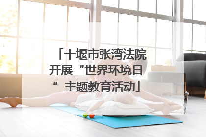 十堰市张湾法院开展“世界环境日”主题教育活动