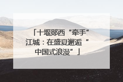 十堰郧西“牵手”江城：在盛夏邂逅“中国式浪漫”