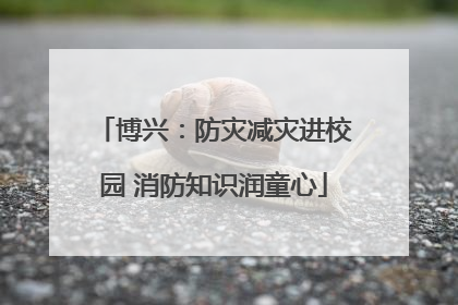 博兴：防灾减灾进校园 消防知识润童心