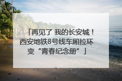 再见了 我的长安城！西安地铁8号线车厢拉环变“青春纪念册”