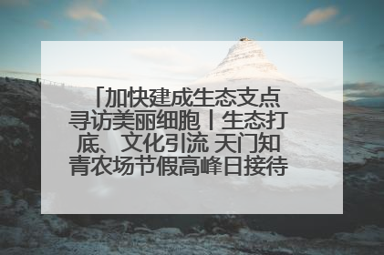 加快建成生态支点 寻访美丽细胞丨生态打底、文化引流 天门知青农场节假高峰日接待游客2万人次