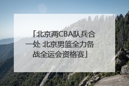 北京两CBA队兵合一处 北京男篮全力备战全运会资格赛
