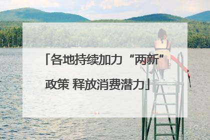 各地持续加力“两新”政策 释放消费潜力