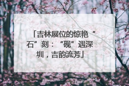 吉林展位的惊艳“石”刻：“砚”遇深圳，吉韵流芳
