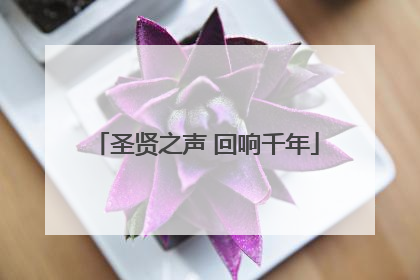 圣贤之声 回响千年