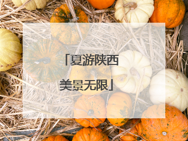 夏游陕西 美景无限