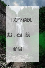 夏至荷风起，石门绘新景