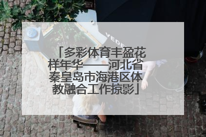 多彩体育丰盈花样年华——河北省秦皇岛市海港区体教融合工作掠影