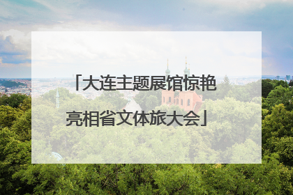 大连主题展馆惊艳亮相省文体旅大会