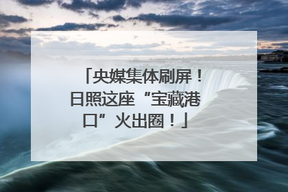 央媒集体刷屏！日照这座“宝藏港口”火出圈！