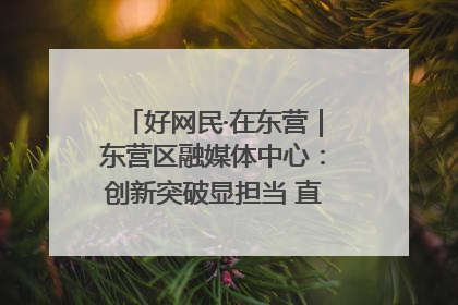 好网民·在东营｜东营区融媒体中心：创新突破显担当 直播赋能谱华章