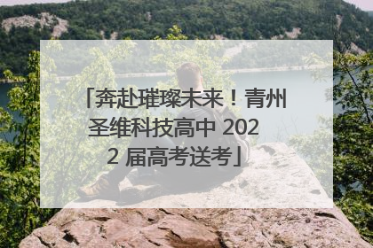 奔赴璀璨未来！青州圣维科技高中 2022 届高考送考