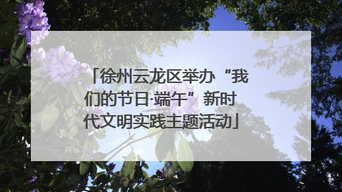 徐州云龙区举办“我们的节日·端午”新时代文明实践主题活动