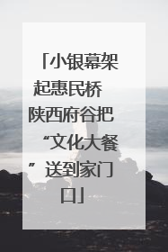 小银幕架起惠民桥 陕西府谷把“文化大餐”送到家门口