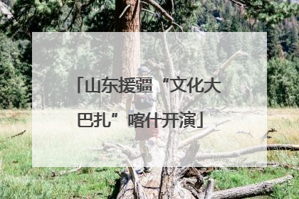 山东援疆“文化大巴扎”喀什开演
