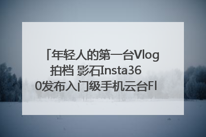 年轻人的第一台Vlog拍档 影石Insta360发布入门级手机云台Flow 2_深圳新闻网