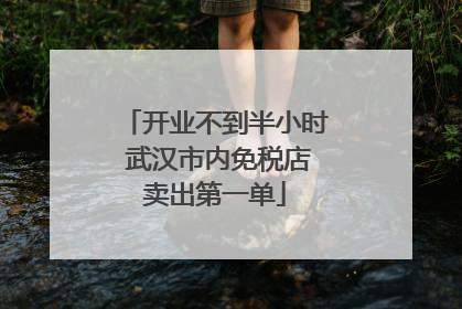 开业不到半小时 武汉市内免税店卖出第一单