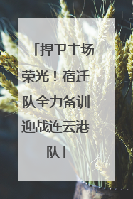 捍卫主场荣光！宿迁队全力备训迎战连云港队