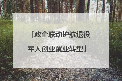 政企联动护航退役军人创业就业转型