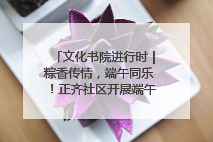 文化书院进行时｜粽香传情，端午同乐！正齐社区开展端午包粽子大赛