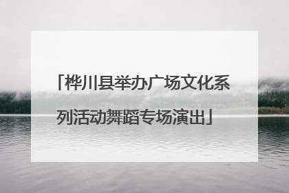 桦川县举办广场文化系列活动舞蹈专场演出