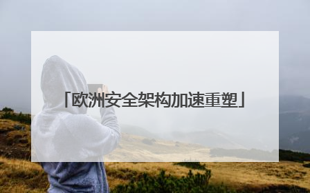 欧洲安全架构加速重塑