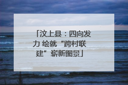 汶上县：四向发力 绘就“跨村联建”崭新图景