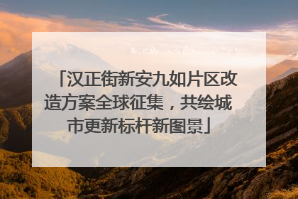 汉正街新安九如片区改造方案全球征集，共绘城市更新标杆新图景