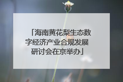 海南黄花梨生态数字经济产业合规发展研讨会在京举办
