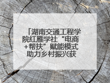 湖南交通工程学院红雁学社“电商+帮扶”赋能模式 助力乡村振兴获帮扶乡镇好评