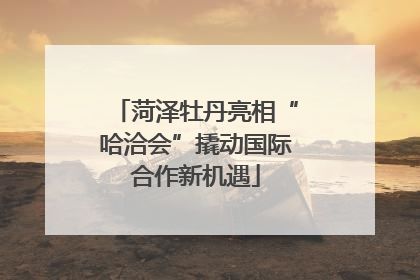 菏泽牡丹亮相“哈洽会”撬动国际合作新机遇