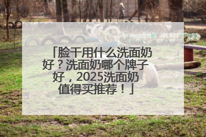 脸干用什么洗面奶好？洗面奶哪个牌子好，2025洗面奶值得买推荐！