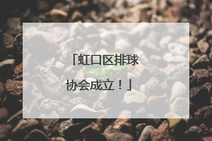 虹口区排球协会成立！