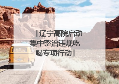 辽宁高院启动集中整治违规吃喝专项行动