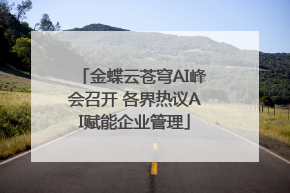 金蝶云苍穹AI峰会召开 各界热议AI赋能企业管理