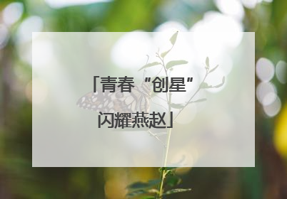 青春“创星” 闪耀燕赵