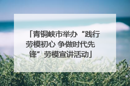 青铜峡市举办“践行劳模初心 争做时代先锋”劳模宣讲活动